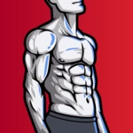 home workout android application logo